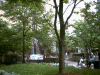 a park at the square